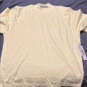 Essentials Light Yellow Men's Tee